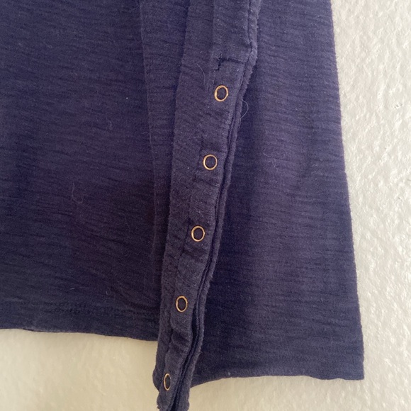 NATION Ltd Tee Bundle Long Sleeve, Size Small, a Navy Blue and a Tan - Picture 7 of 13